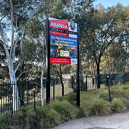 Aranda Primary School LED Digital School Signs Social