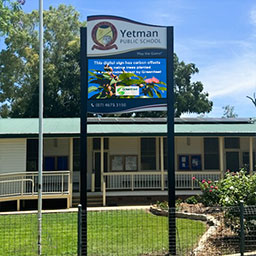 Yetsman Public School Digital School Signs Social