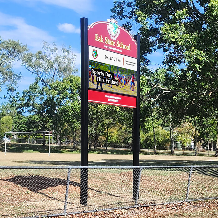 Esk State School LED H Frame 0